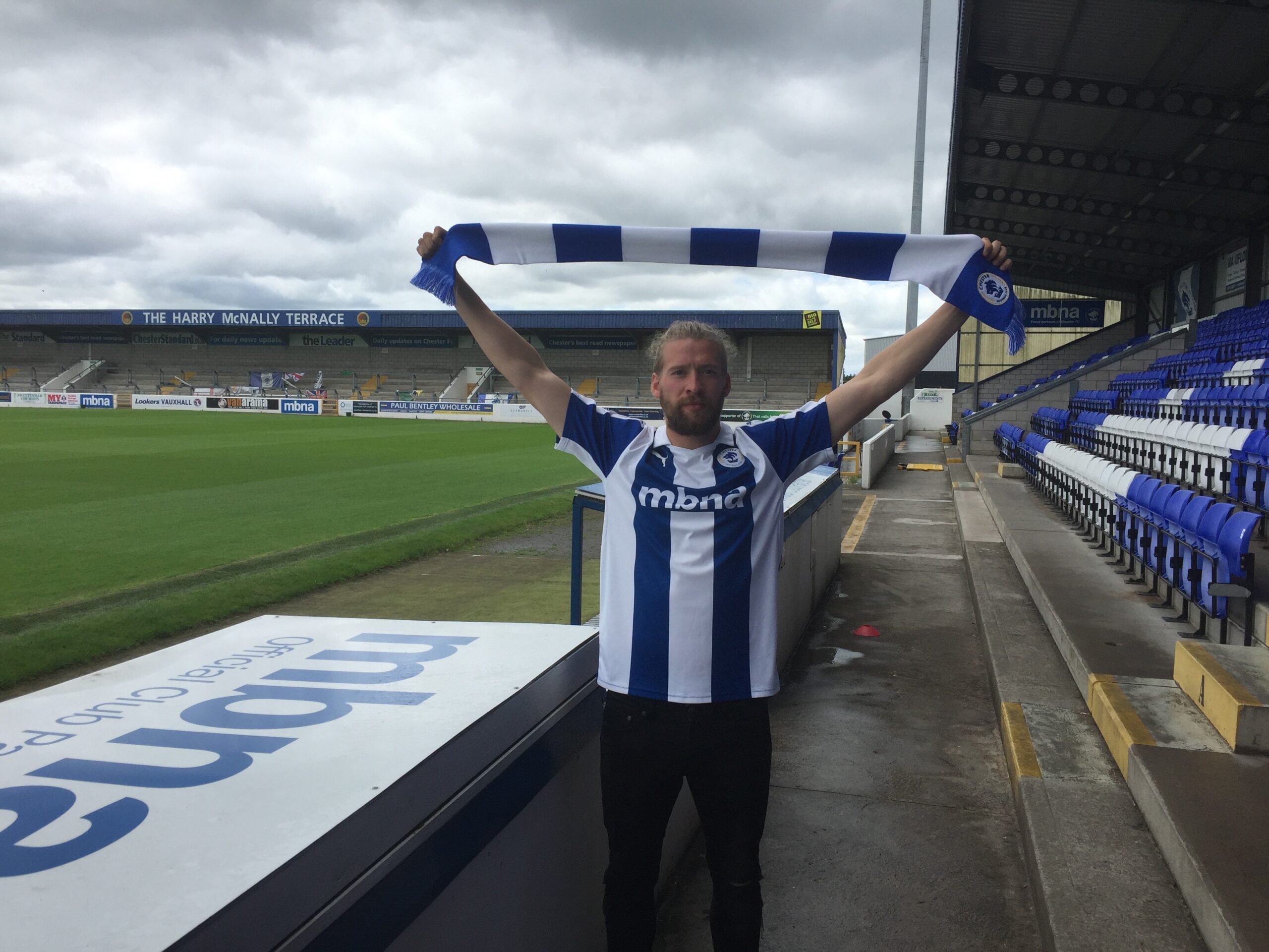 Kingsley James returns to the Blues on a twoyear deal Chester