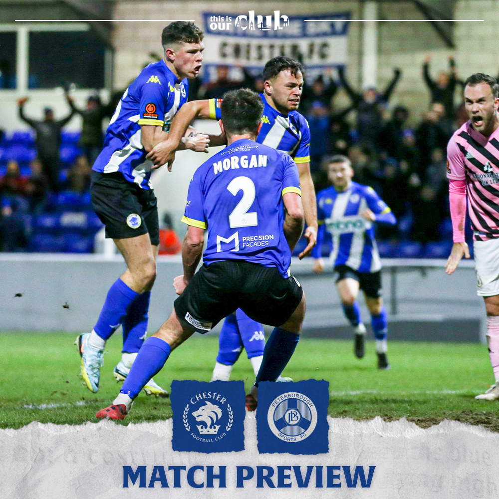 MATCH PREVIEW Chester vs Peterborough Sports Chester Football Club