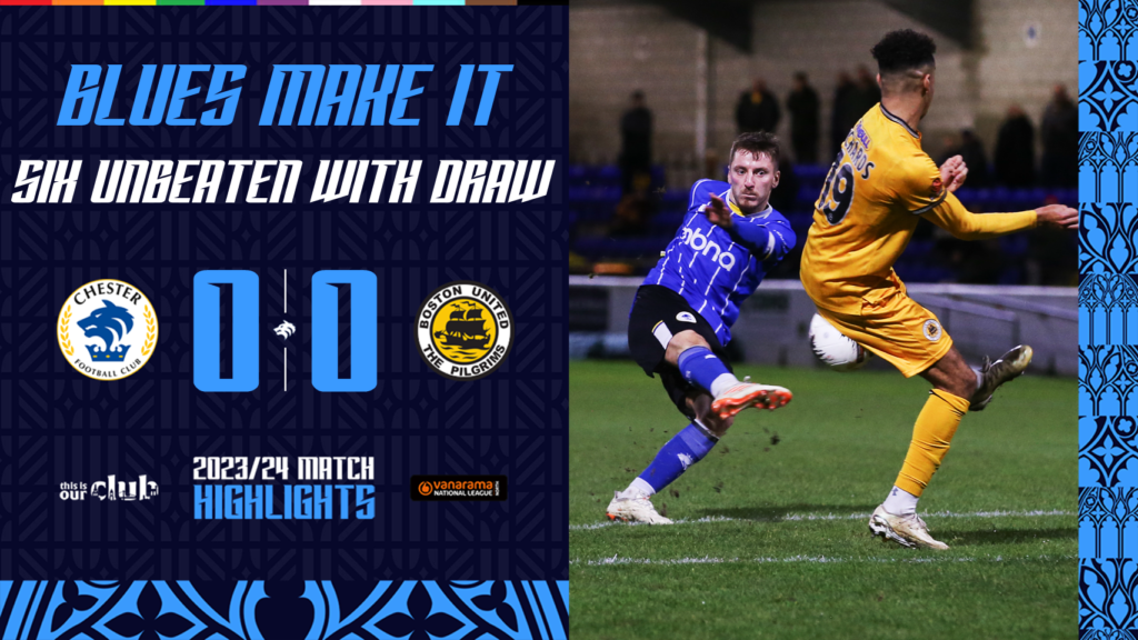 Watch Chester 00 Boston United Chester Football Club